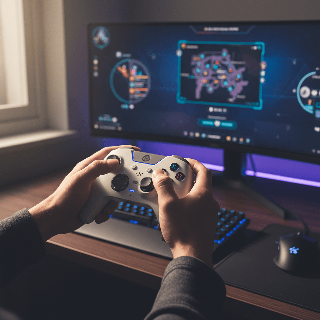 Gaming console controller